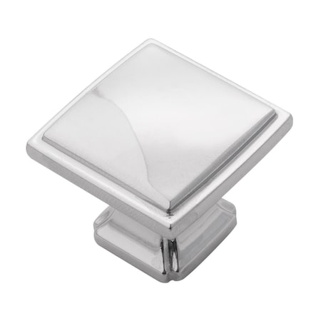 Belwith Products 1.25 in. Square Bridges Cabinet Knob, Oil Rub Bronze Highlight BWP3240 OBH